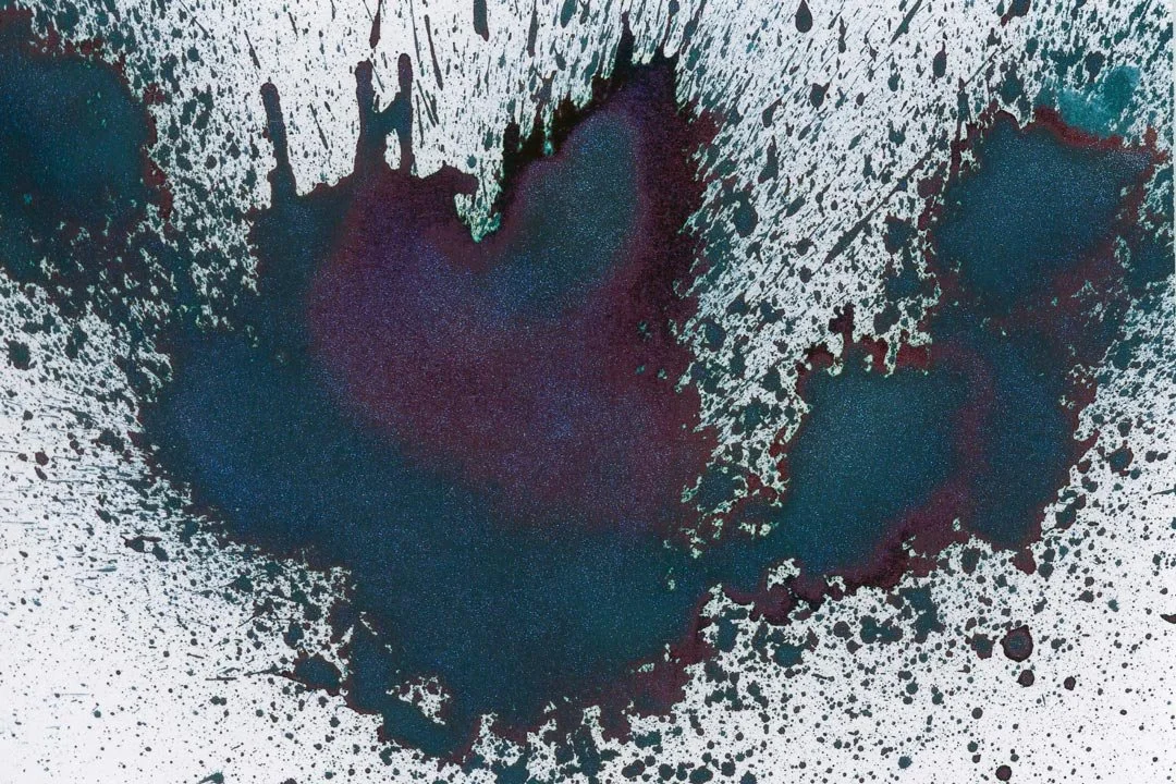 Diamine Myrrh the Merrier ink splat