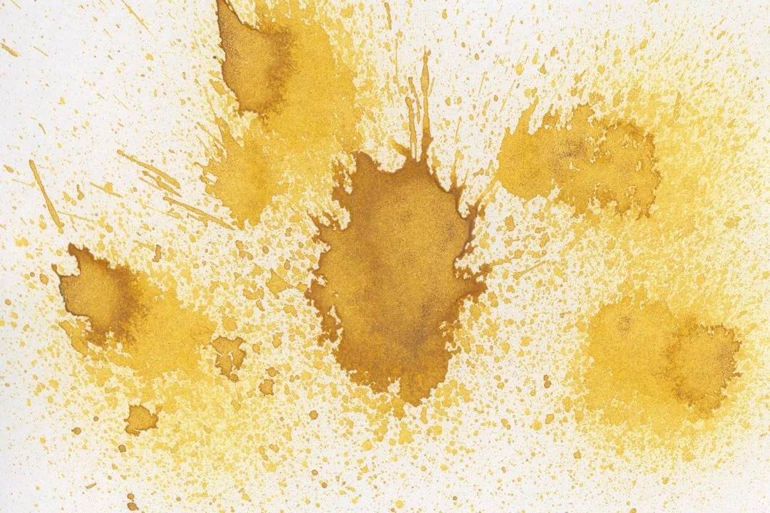 Diamine Pineapple Spritz ink splat