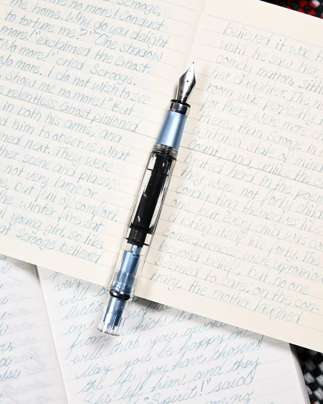 Diamine Overcast writing sample 6