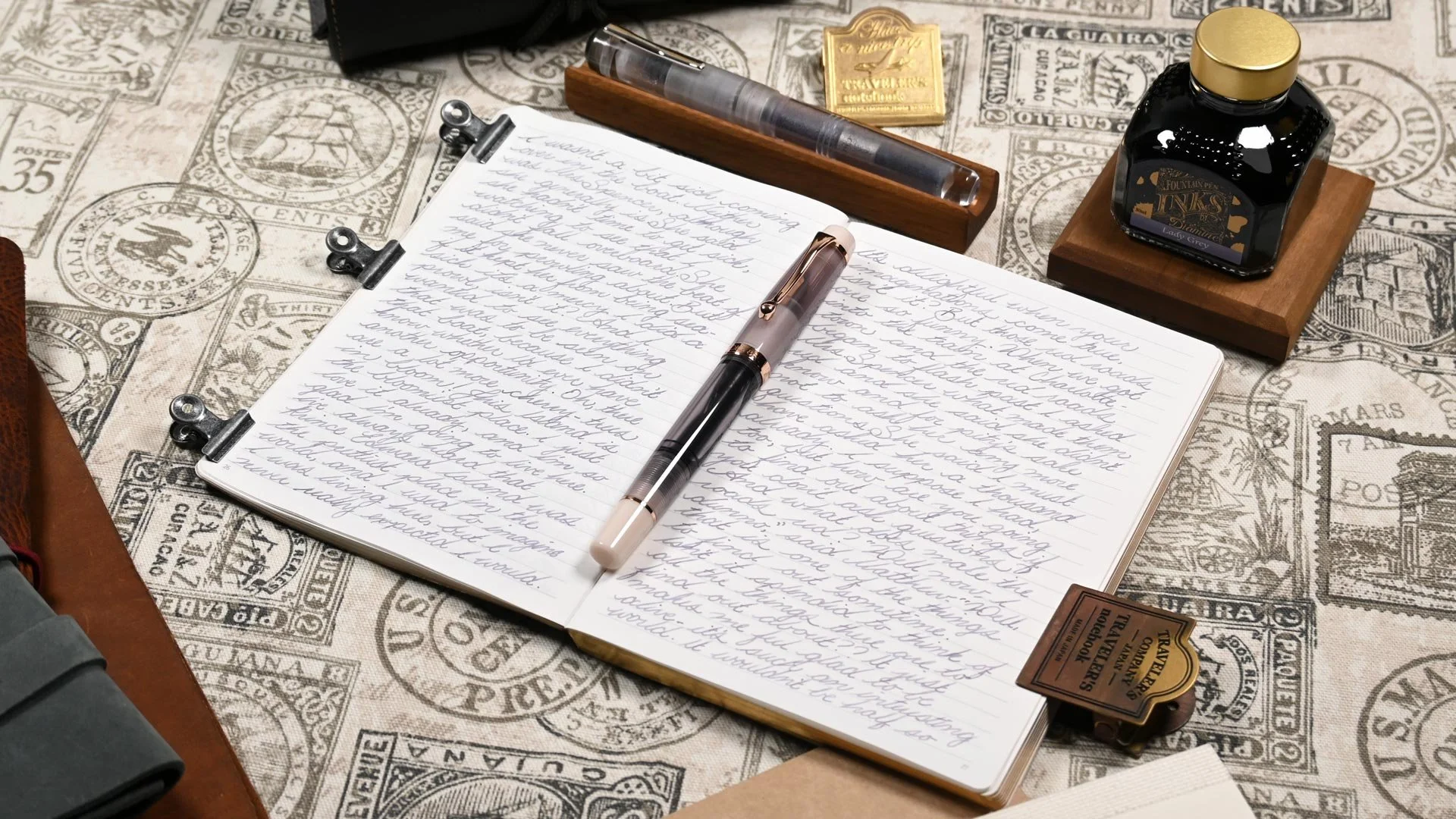 Diamine Lady Grey writing sample 1