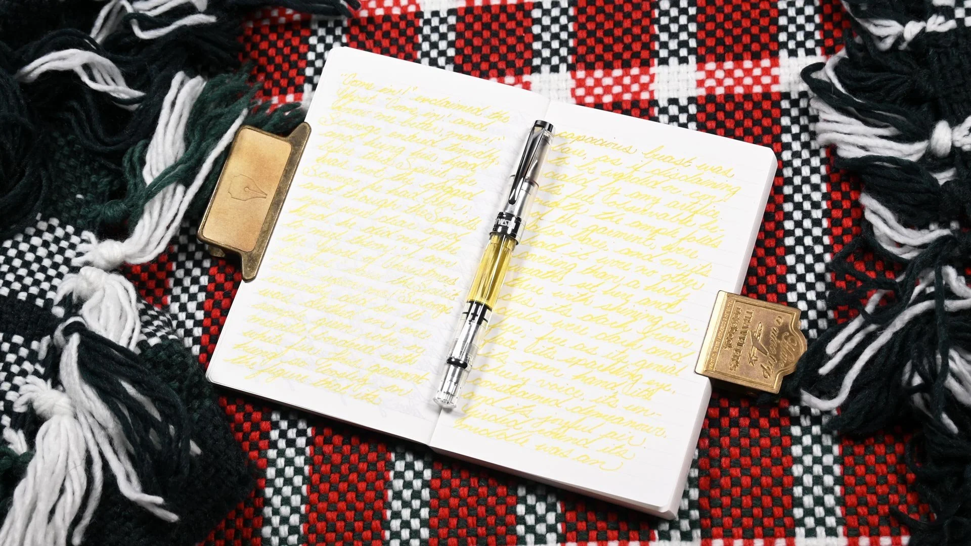 Diamine Pineapple Spritz writing sample 1