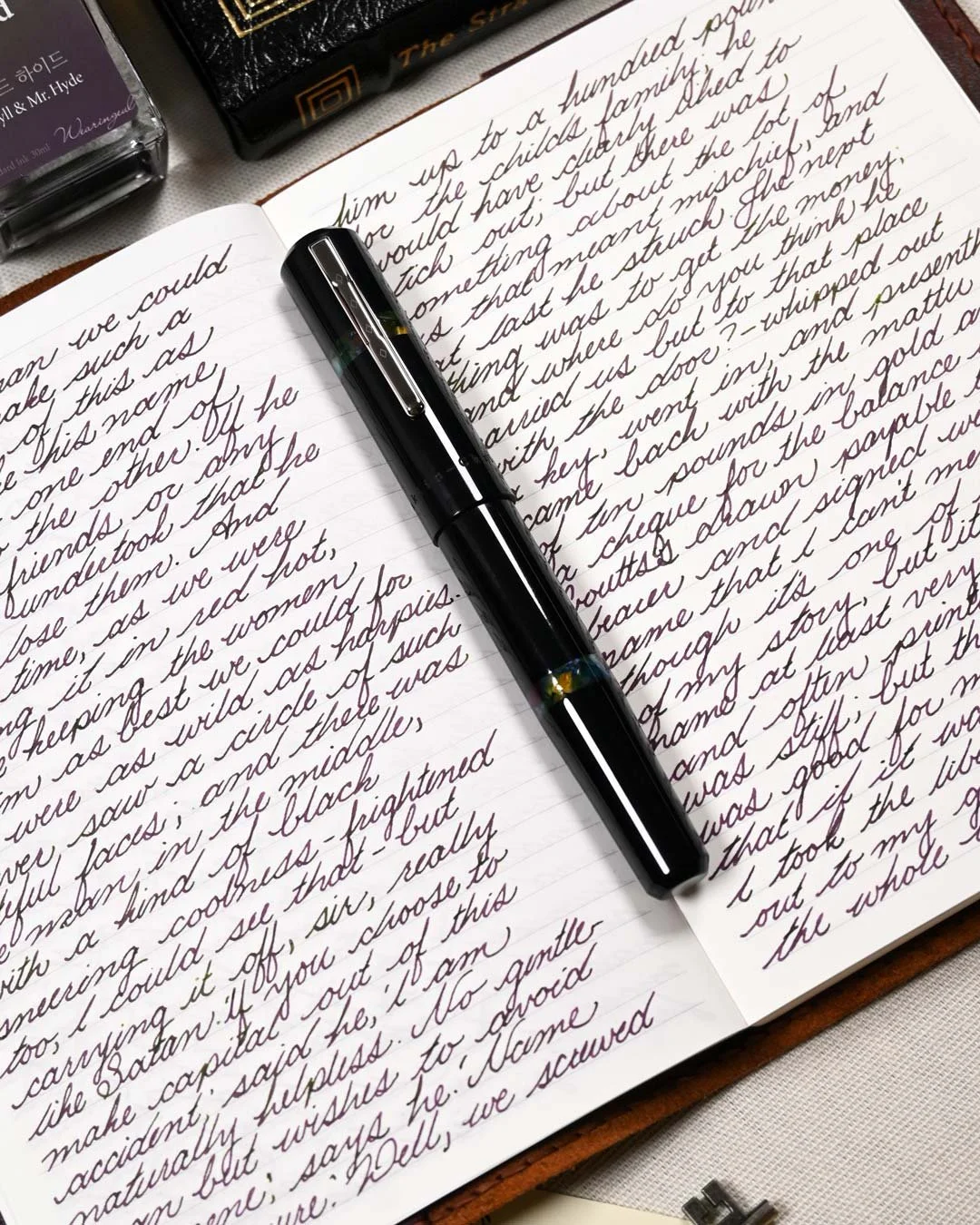 Wearingeul Edward Hyde writing sample with Franklin-Christoph Model 19 1