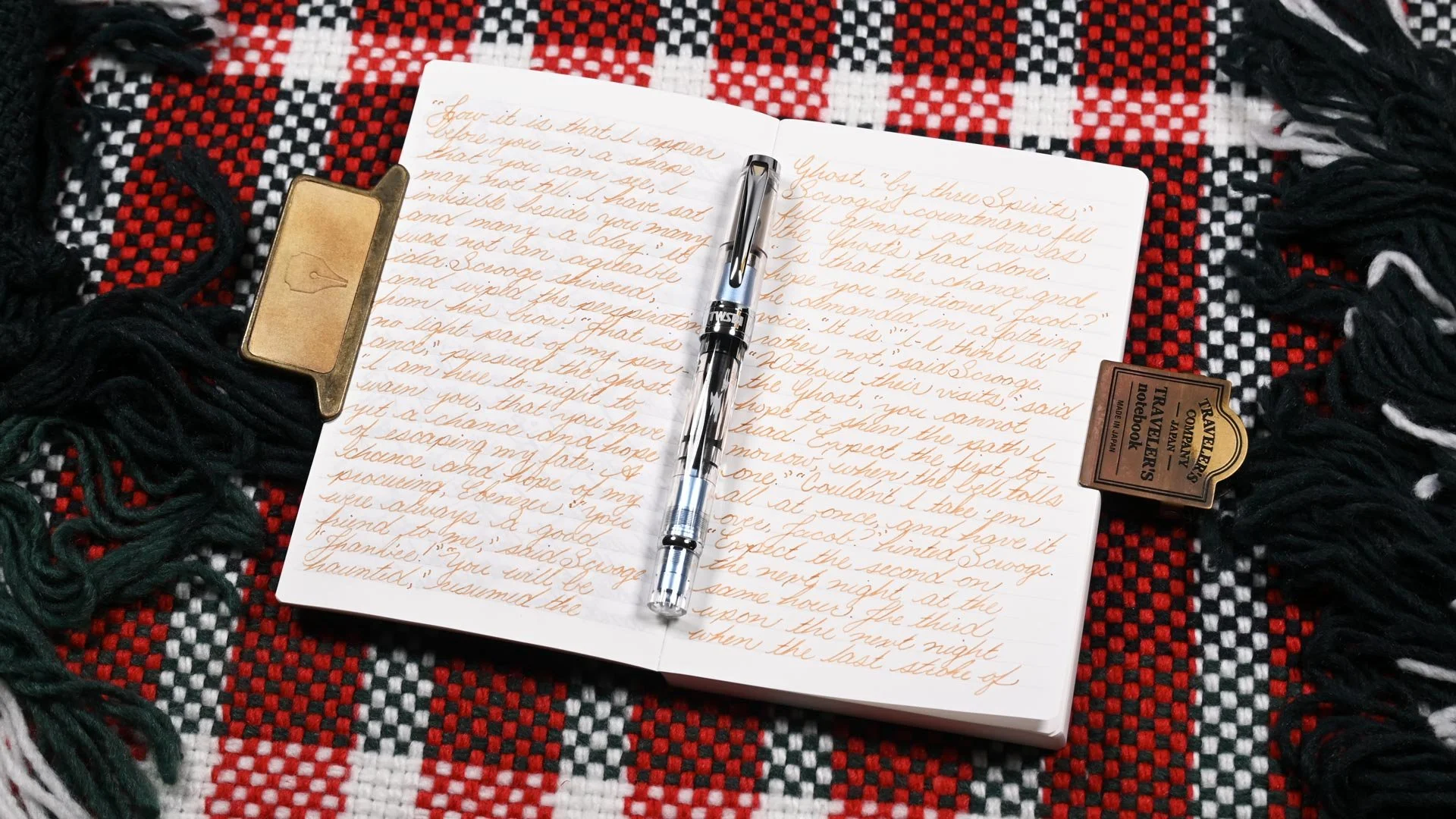 Diamine Marie Rose writing sample