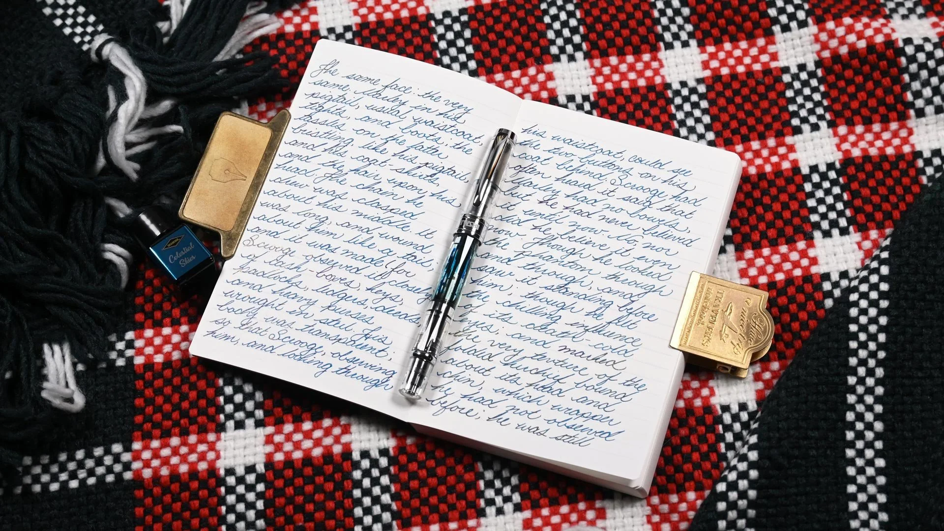 Diamine Celestial Skies writing sample 1