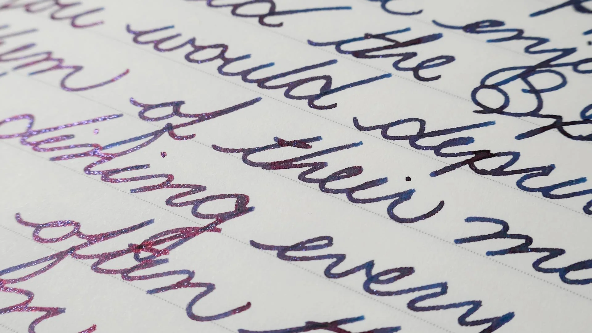 Diamine Myrrh the Merrier cursive macro 2