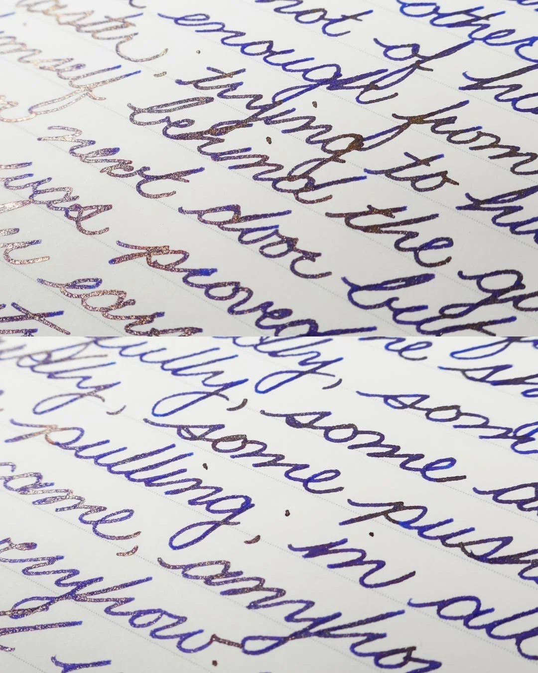 Diamine Frostbite cursive macro 1