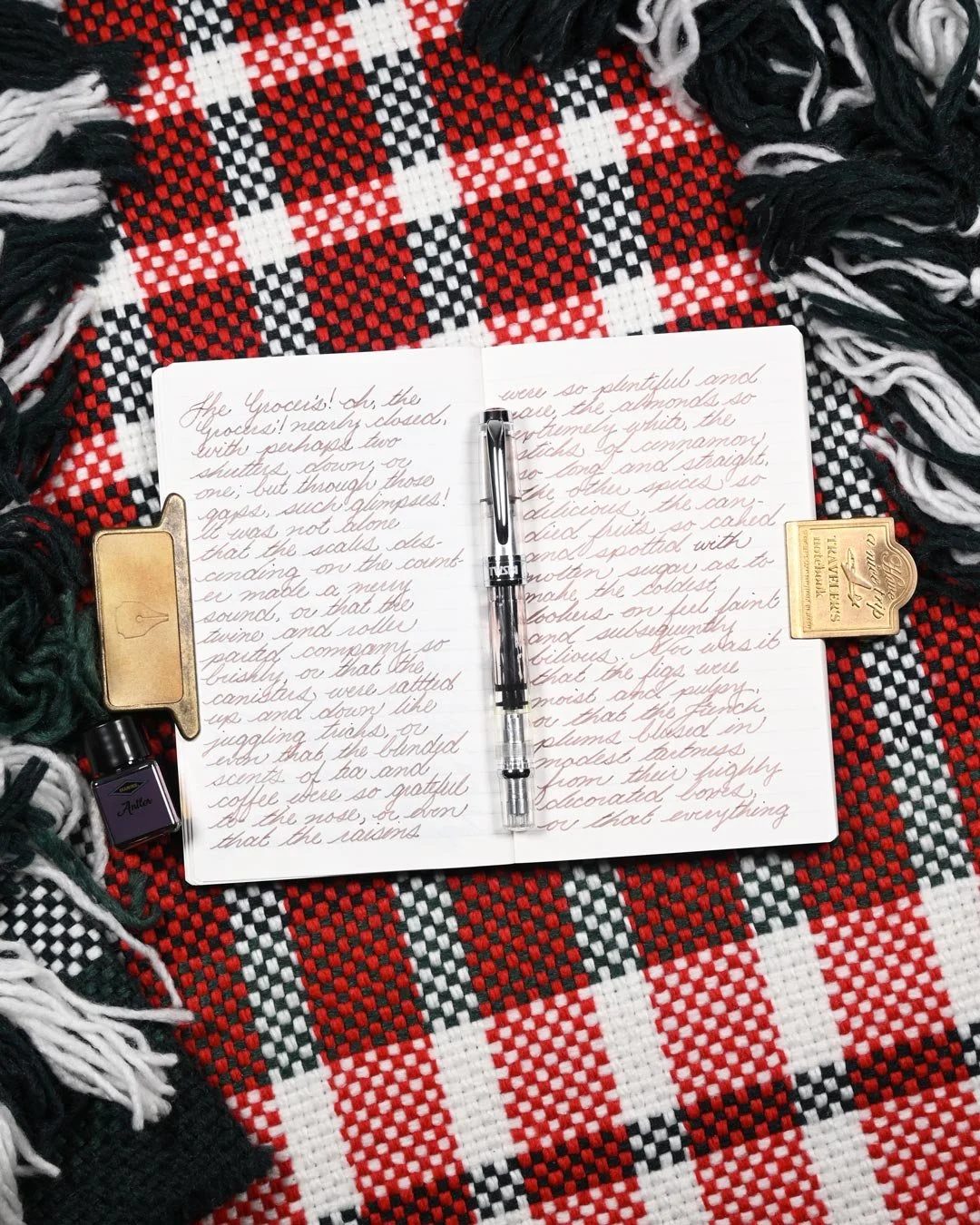 Diamine Antler flat lay