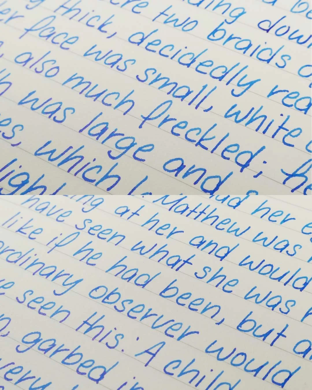 Pilot Iroshizuku Kon-peki print macro