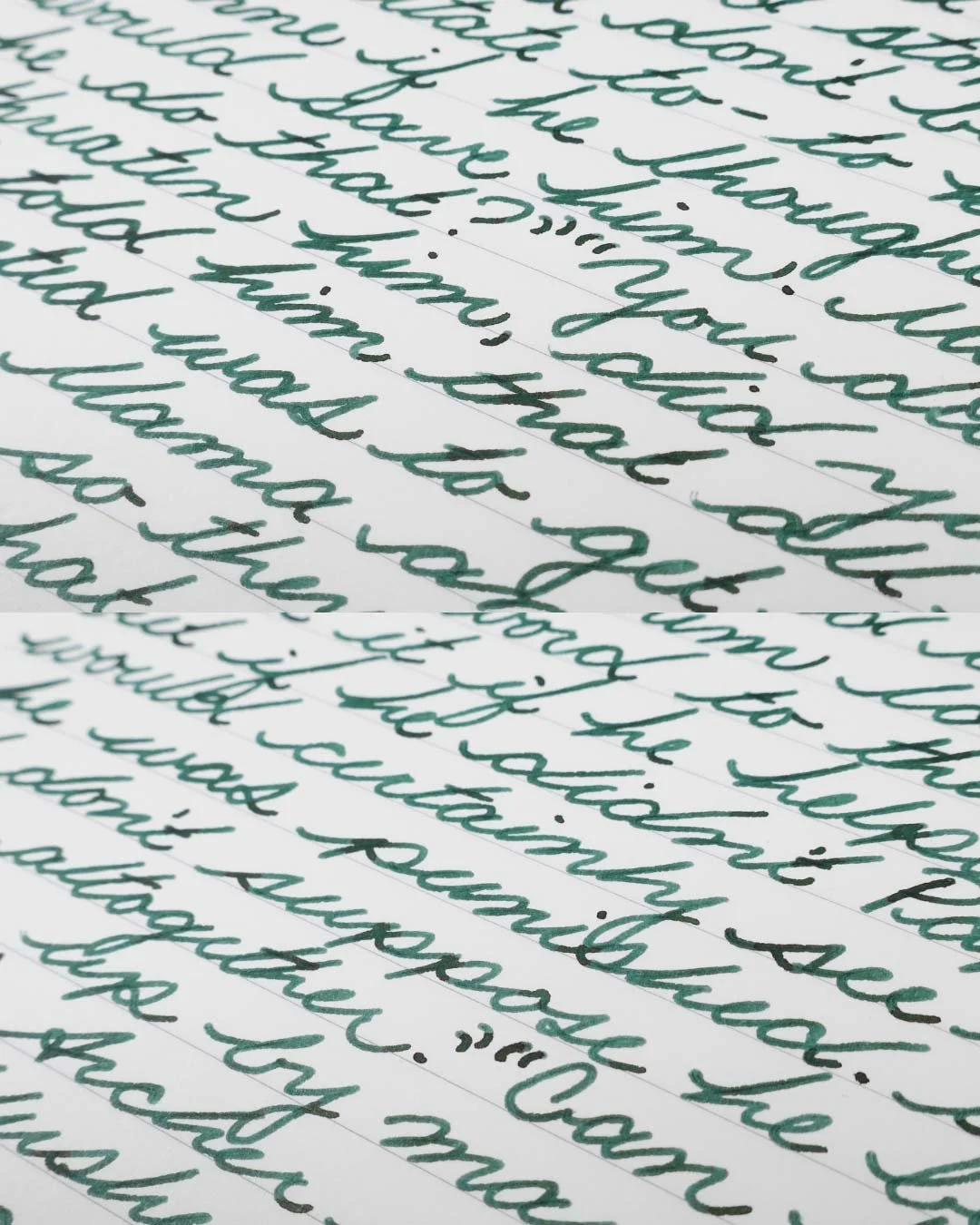 Monteverde Jade Noir cursive macro 1