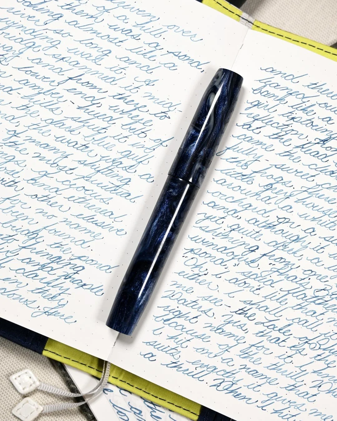 Wearingeul The Sky, Seasons Passing By writing sample with Franklin-Christoph model 45 1