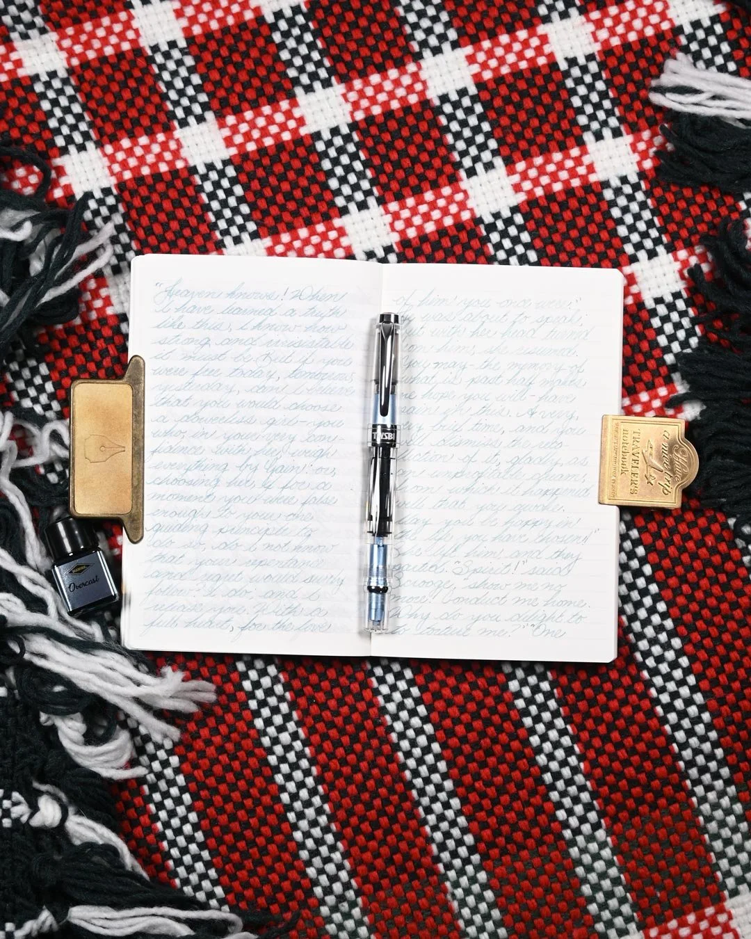 Diamine Overcast flat lay