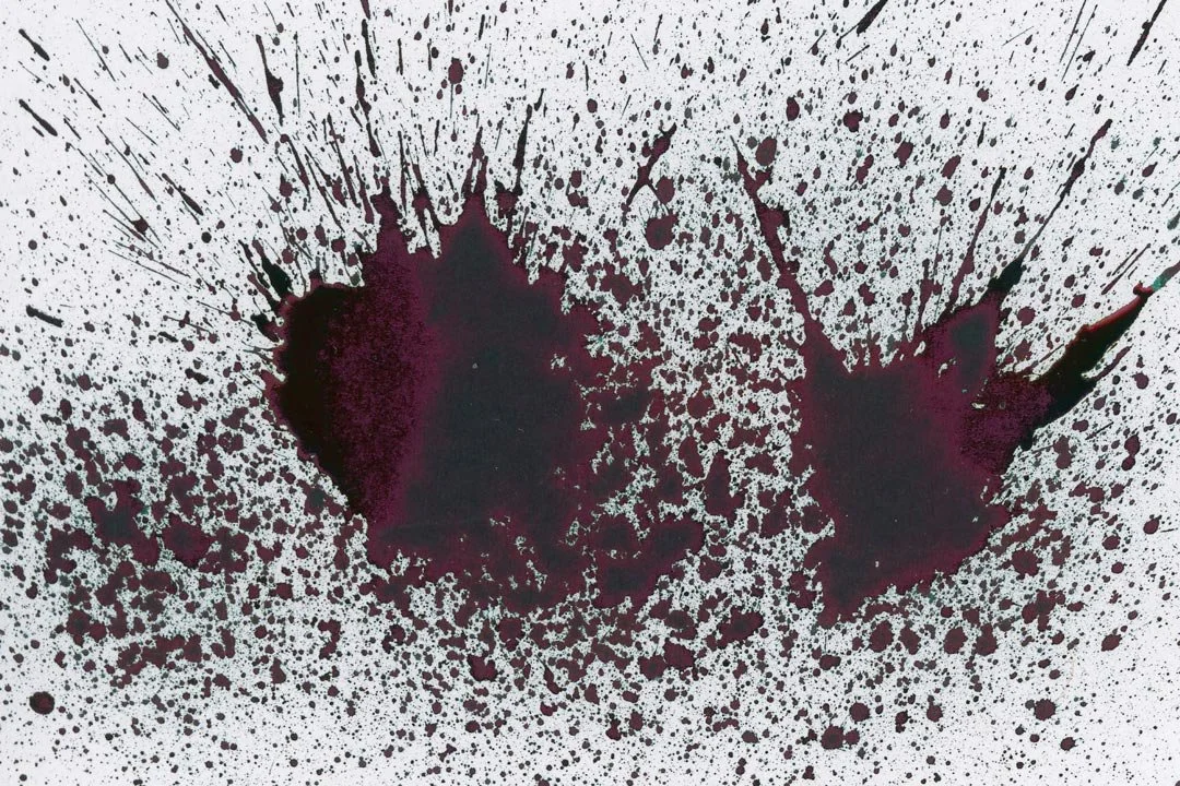 Diamine Laurel ink splat