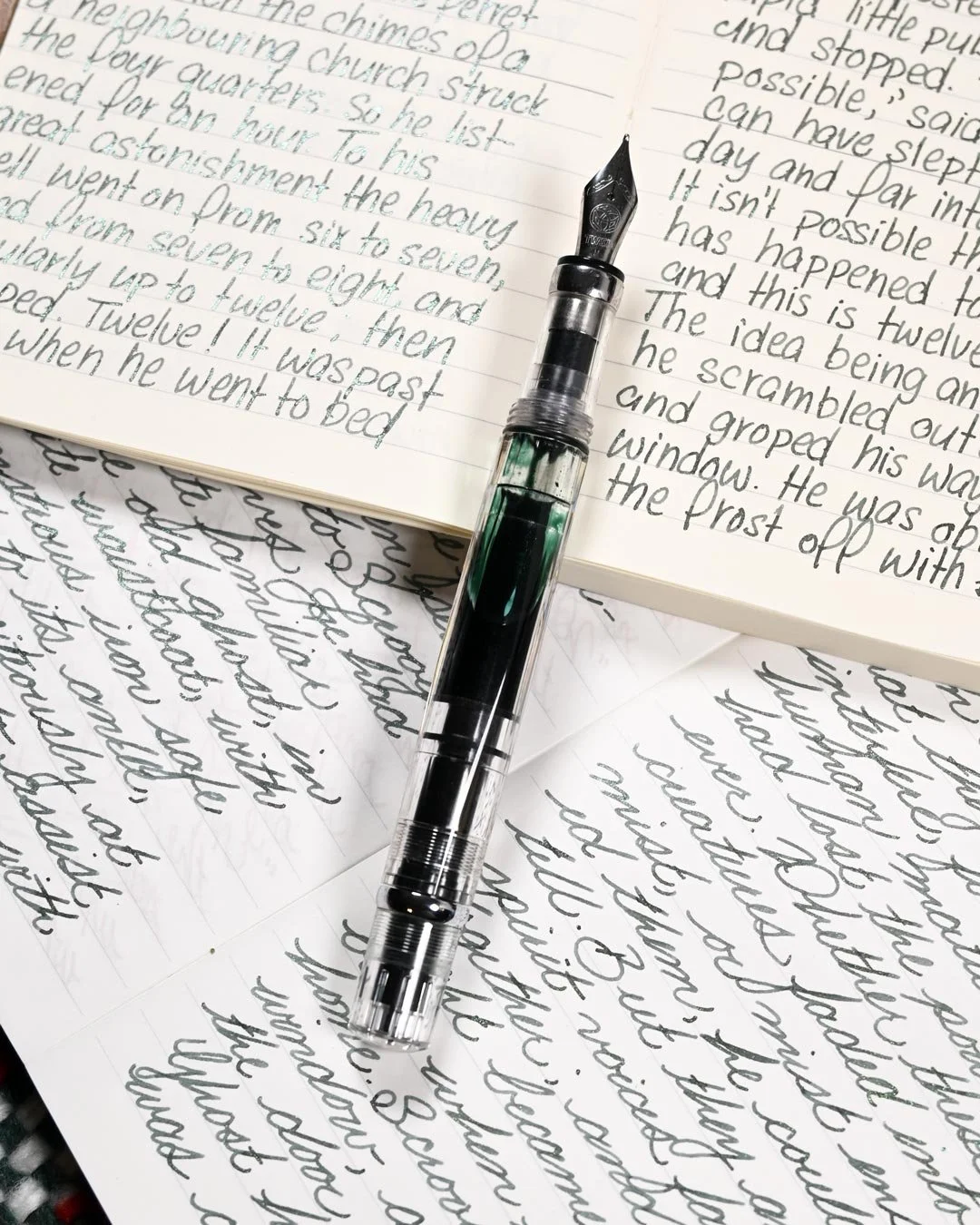 Diamine Fir & Fog writing sample 4