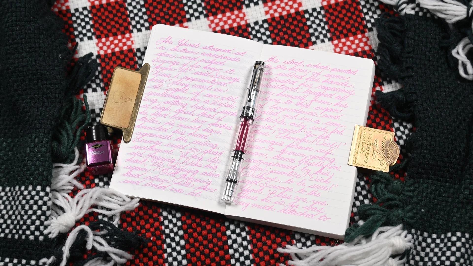 Diamine Mittens writing sample 1