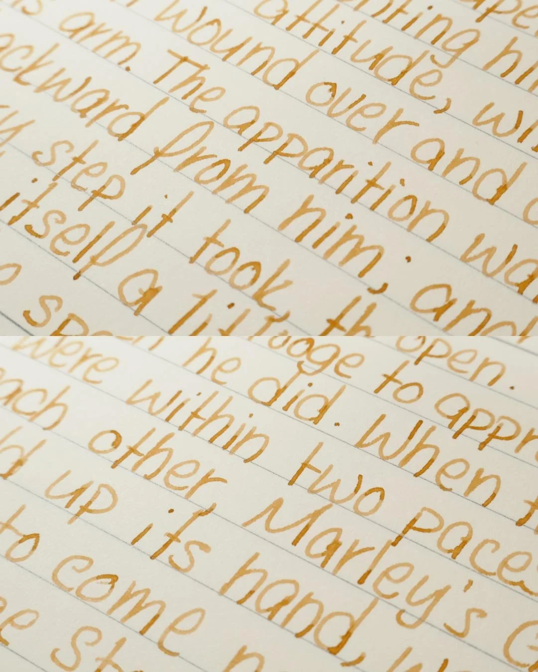 Diamine Marie Rose print macro 1