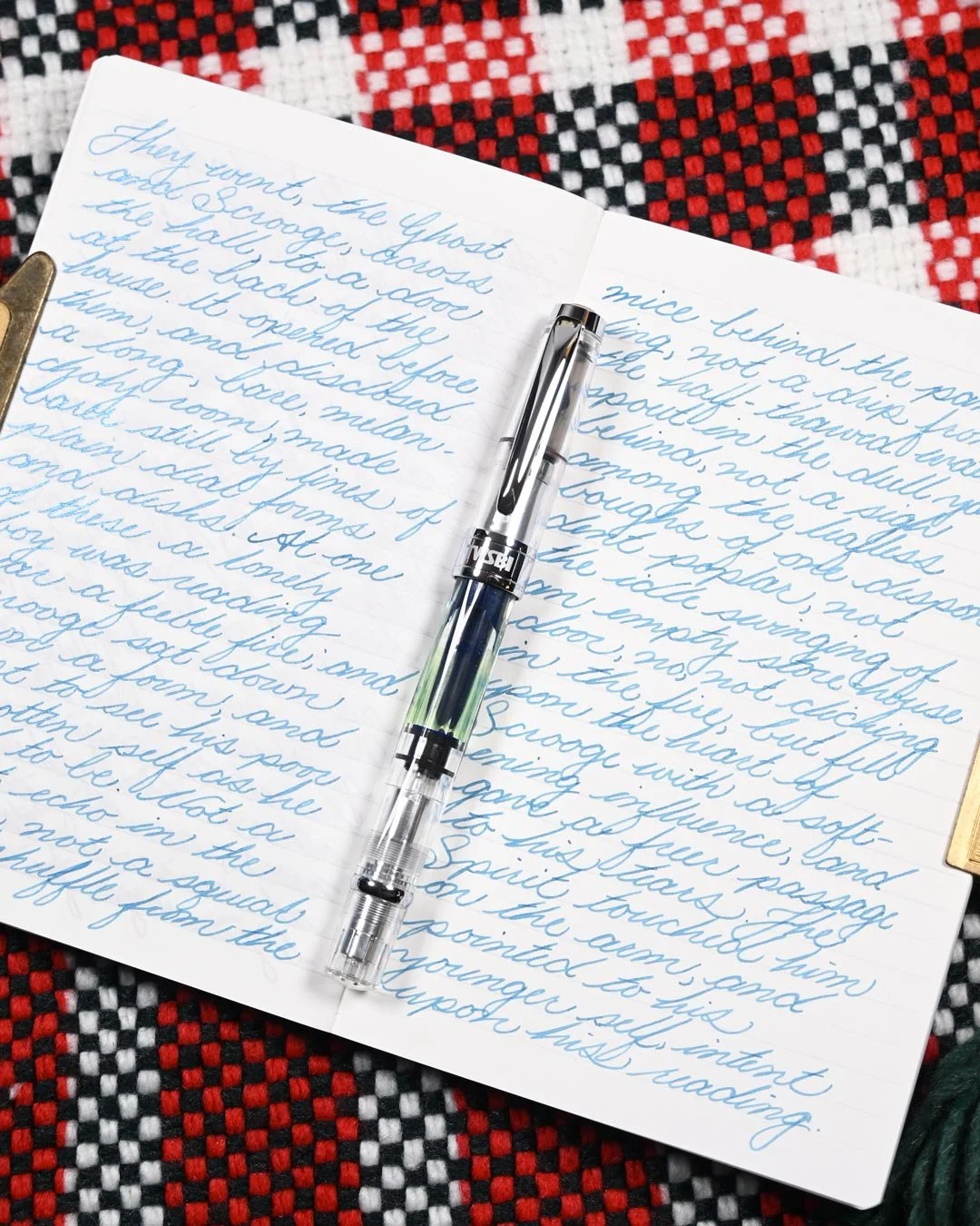 Diamine Brrr! writing sample 3