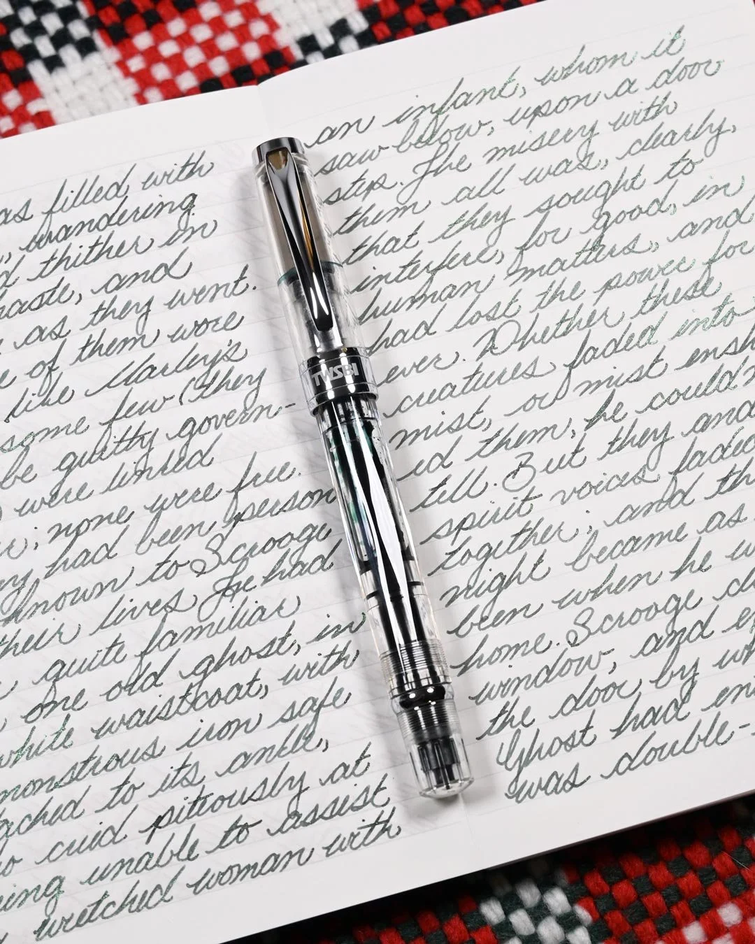 Diamine Fir & Fog writing sample 3