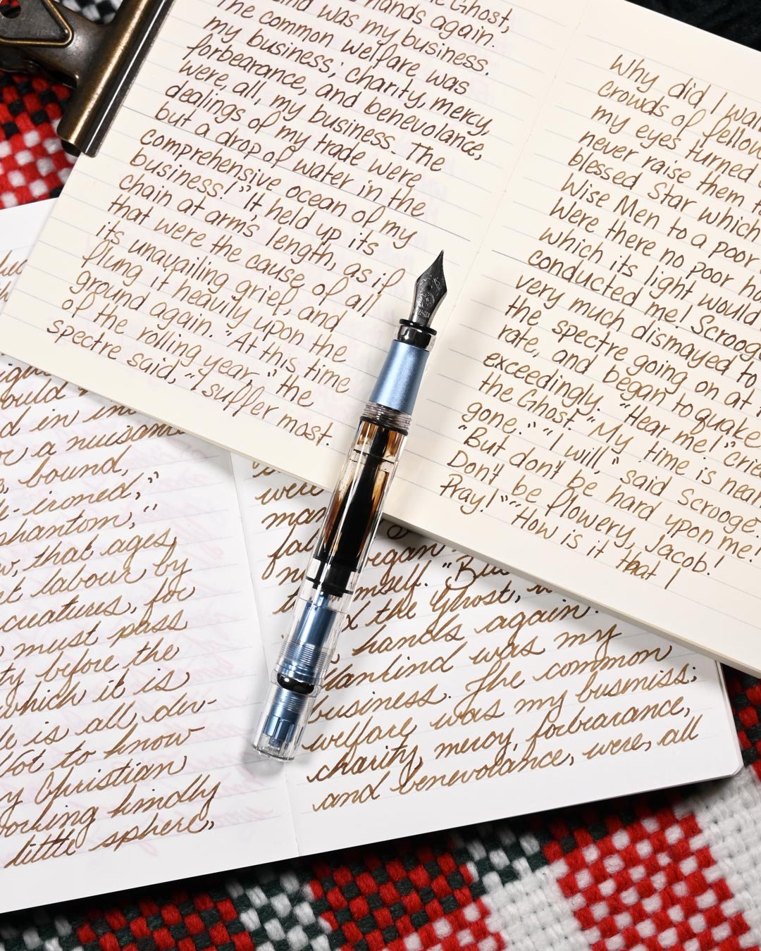 Diamine Smoky Tobacco writing sample 5