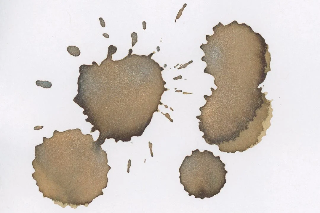 Diamine Bubbly ink droplets