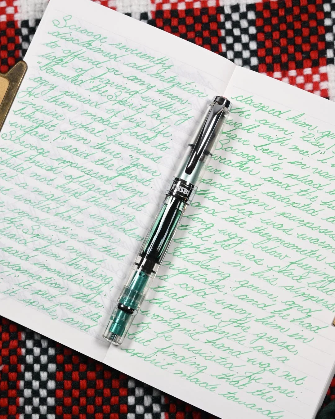 Diamine Bittersweet writing sample 3