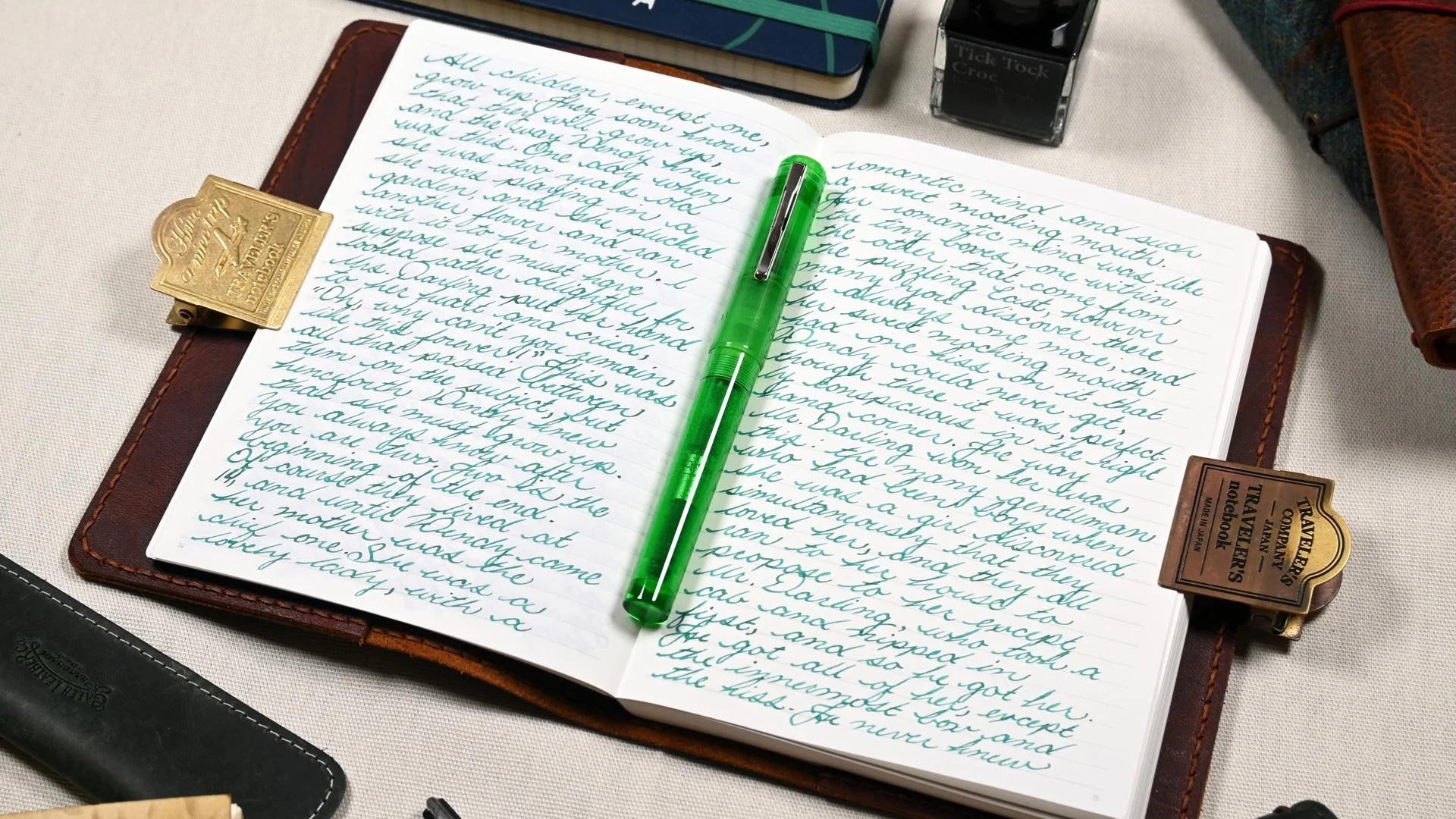 Wearingeul Tick Tock Croc writing sample 1