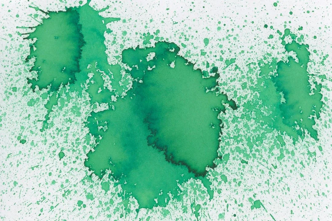 Diamine Bittersweet ink splat