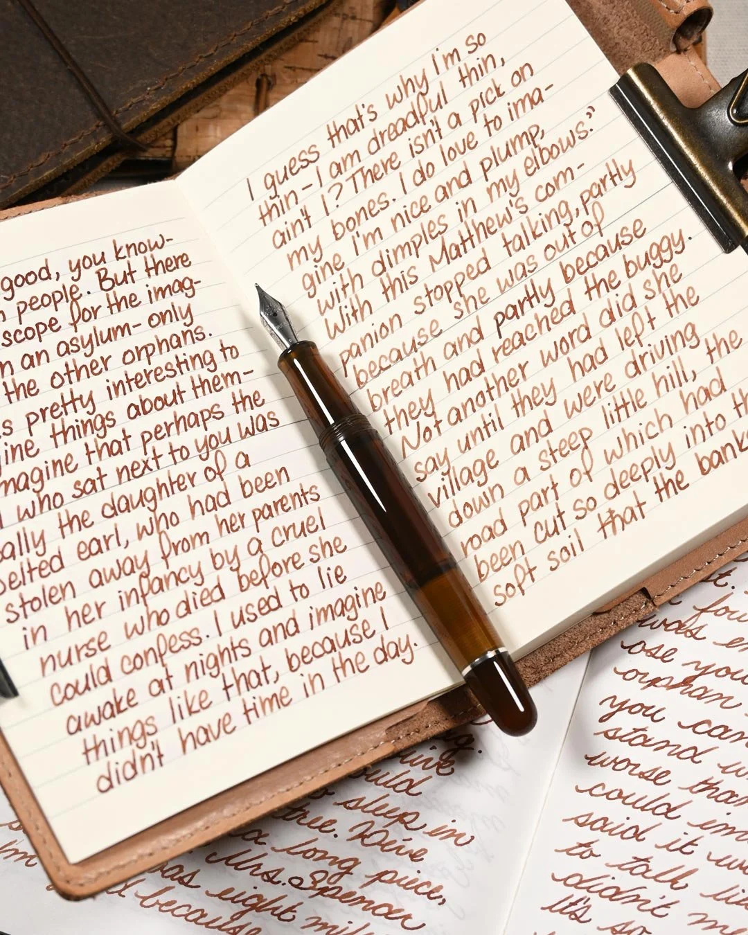 Ferris Wheel Press Steeped Umber writing sample with Opus 88 Picnic 2