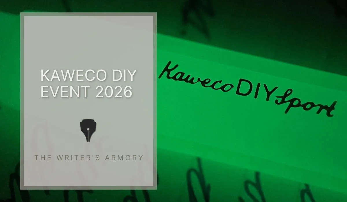 A Quick Look at the 2026 Kaweco DIY Glow-in-the-Dark Fountain Pen