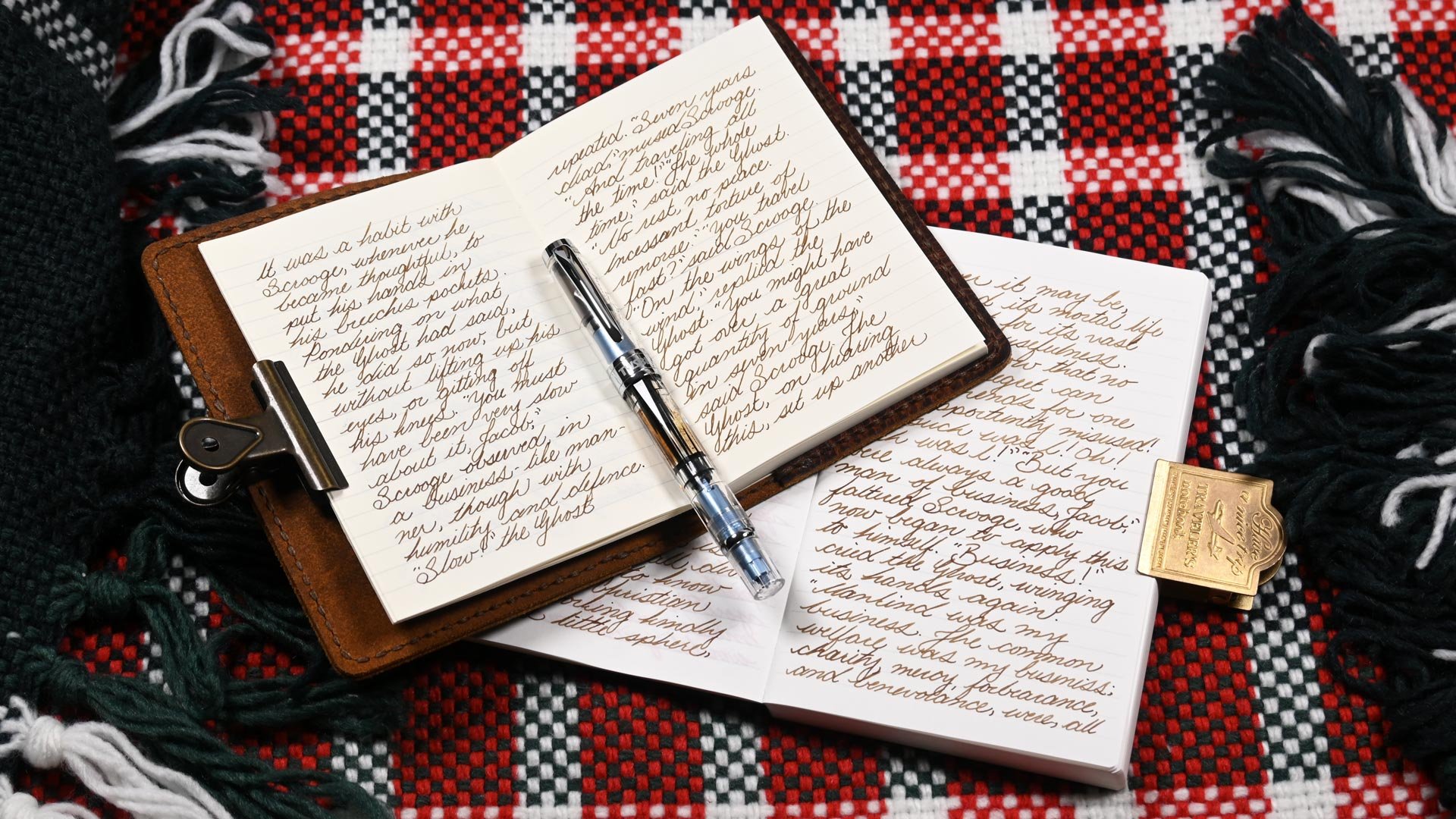 Diamine Smoky Tobacco writing sample 1