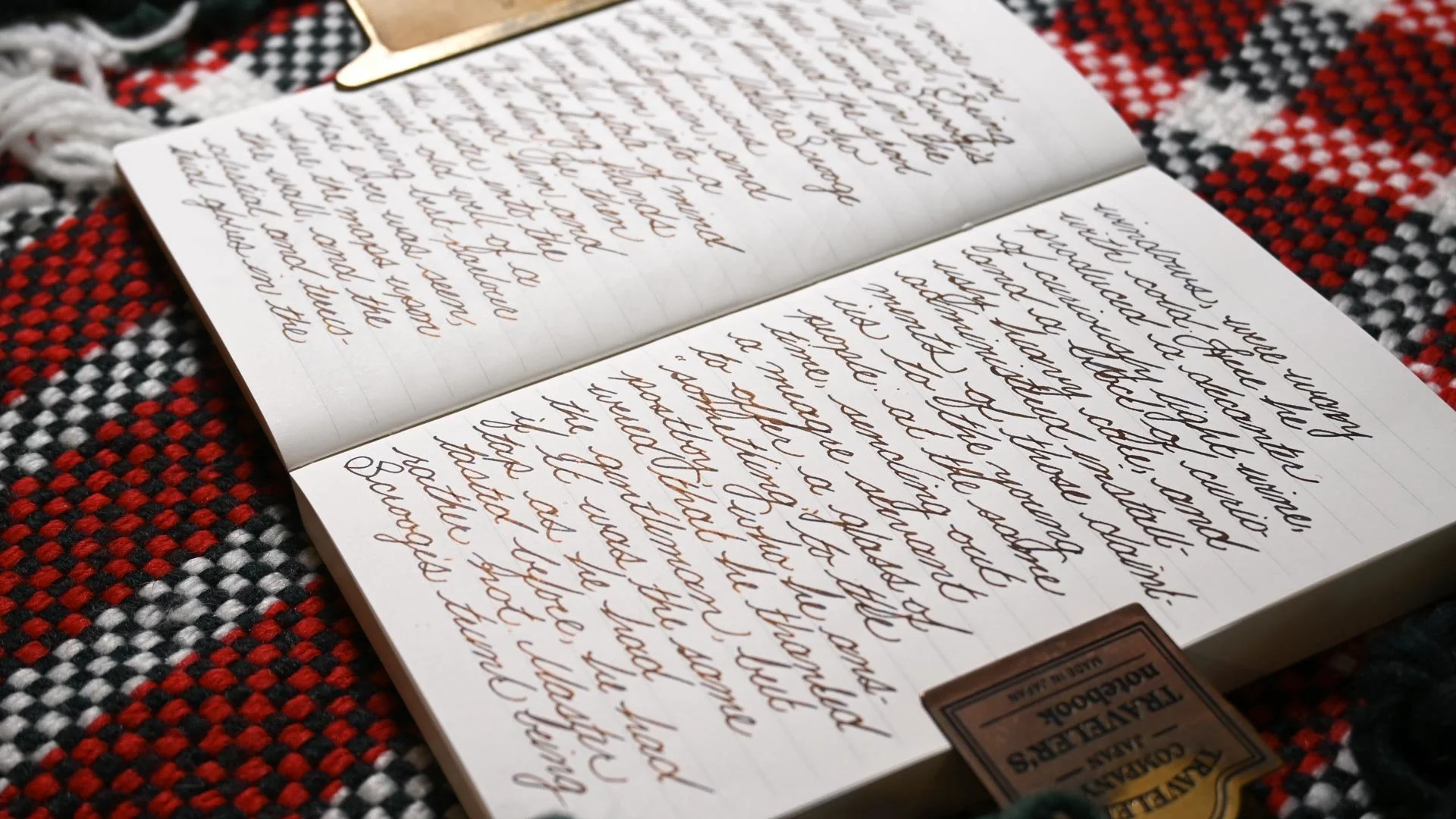 Diamine Molten Basalt writing sample 2