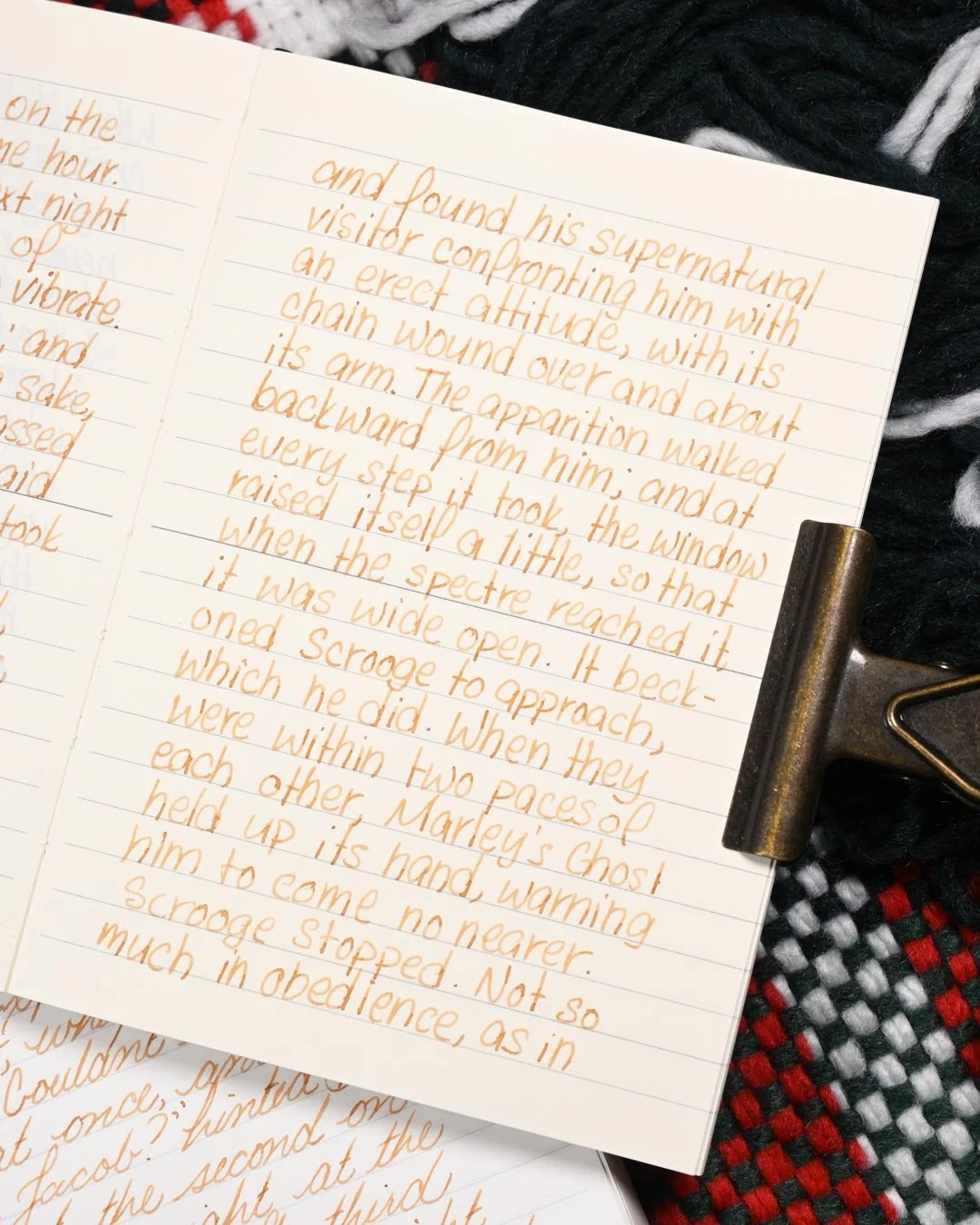 Diamine Marie Rose writing sample 6