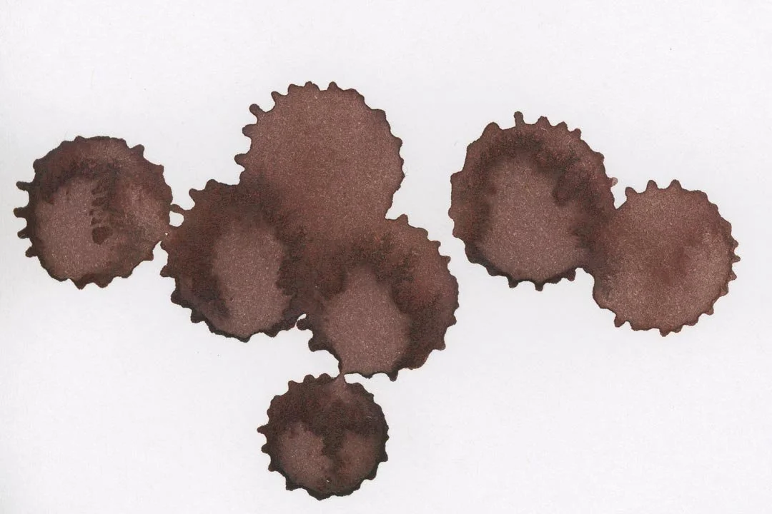 Diamine Antler ink droplets
