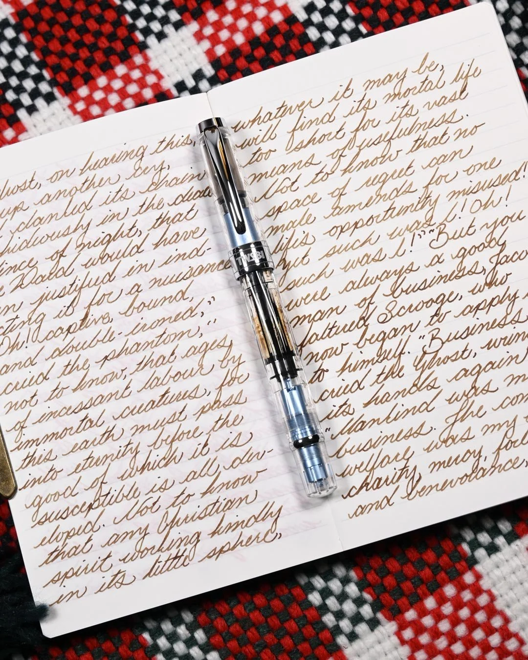 Diamine Smoky Tobacco writing sample 4