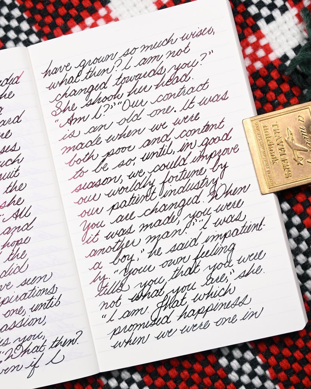Diamine Laurel writing sample 4
