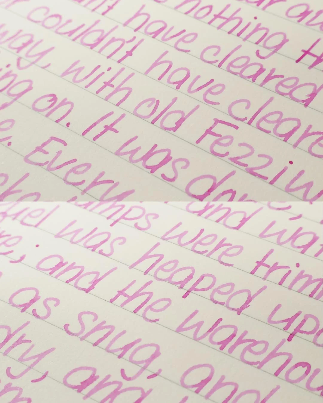 Diamine Mittens print macro 1