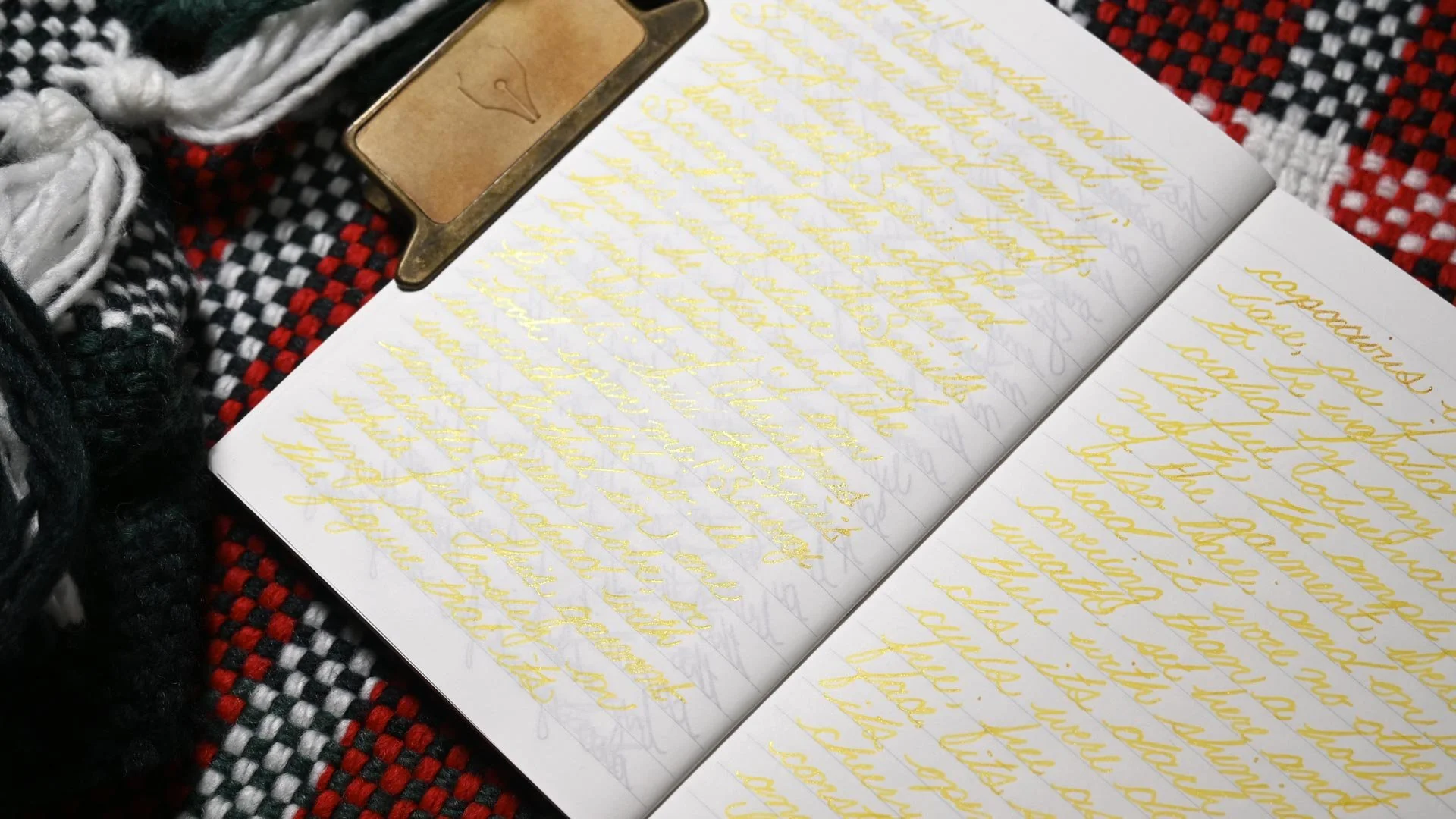 Diamine Pineapple Spritz writing sample 2