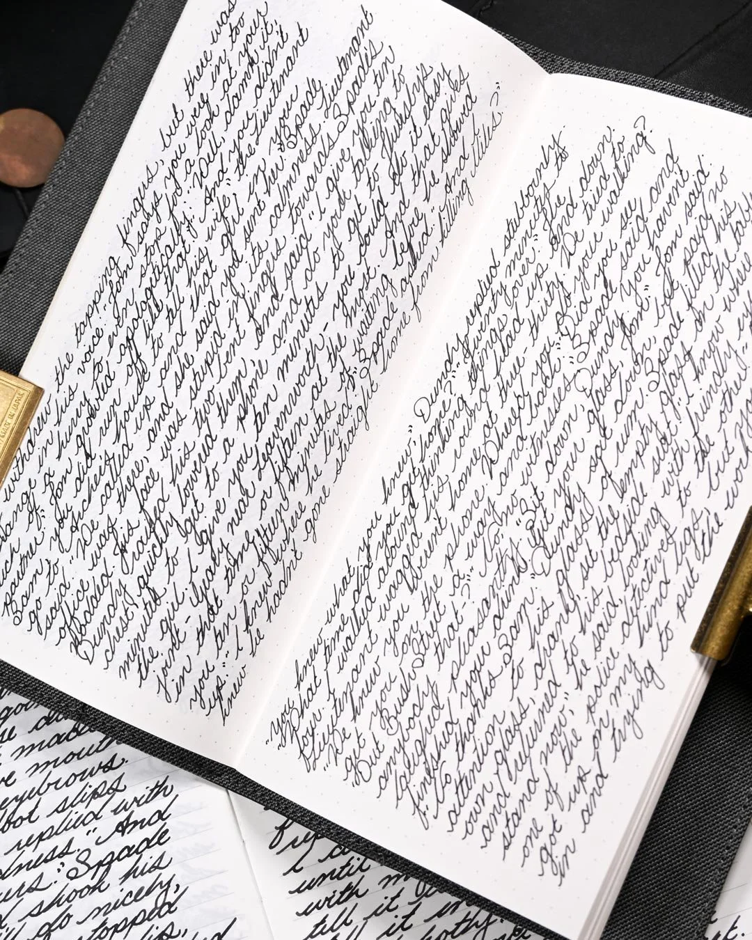 Monteverde Raven Noir writing sample