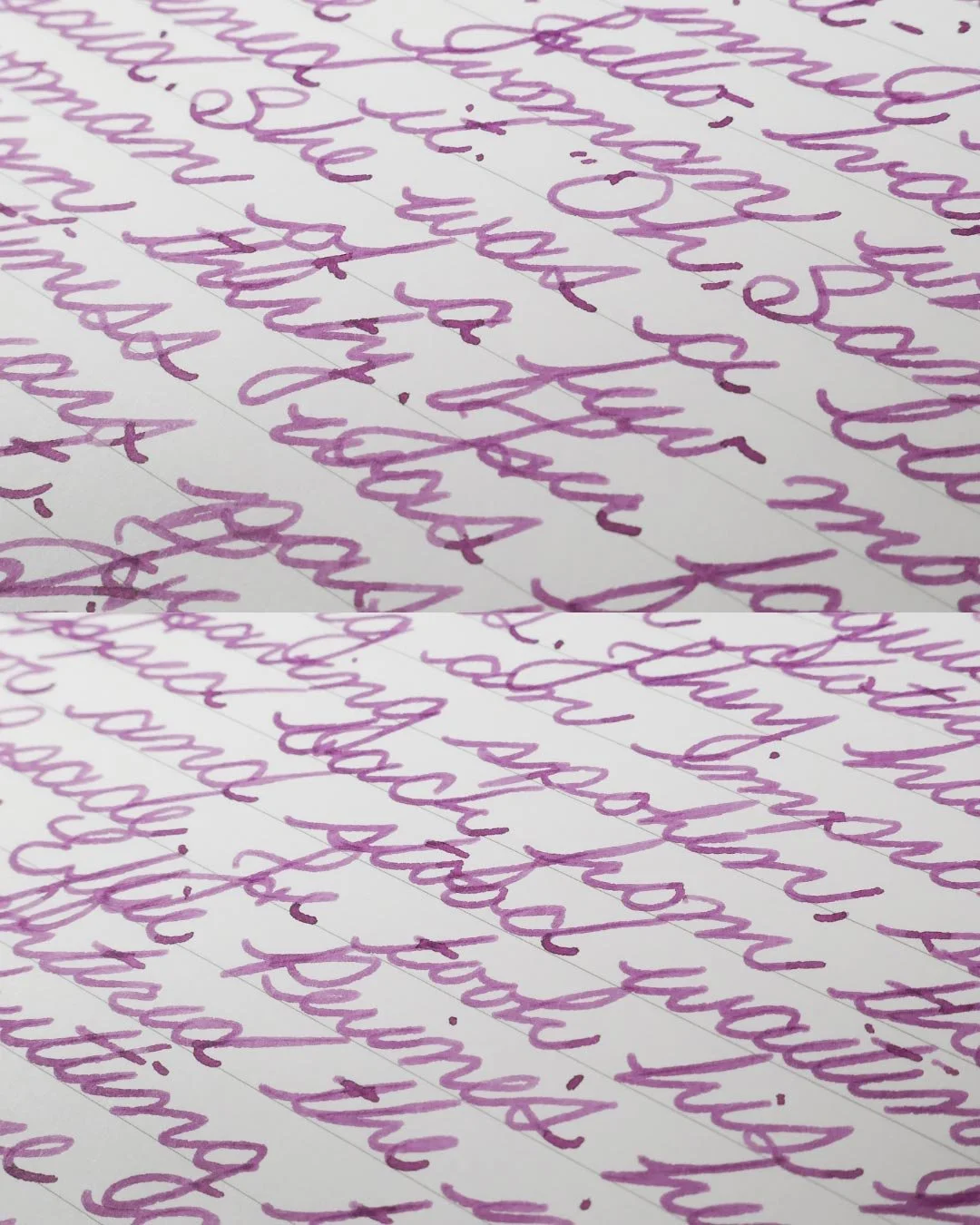 Monteverde Rose Noir cursive macro 1