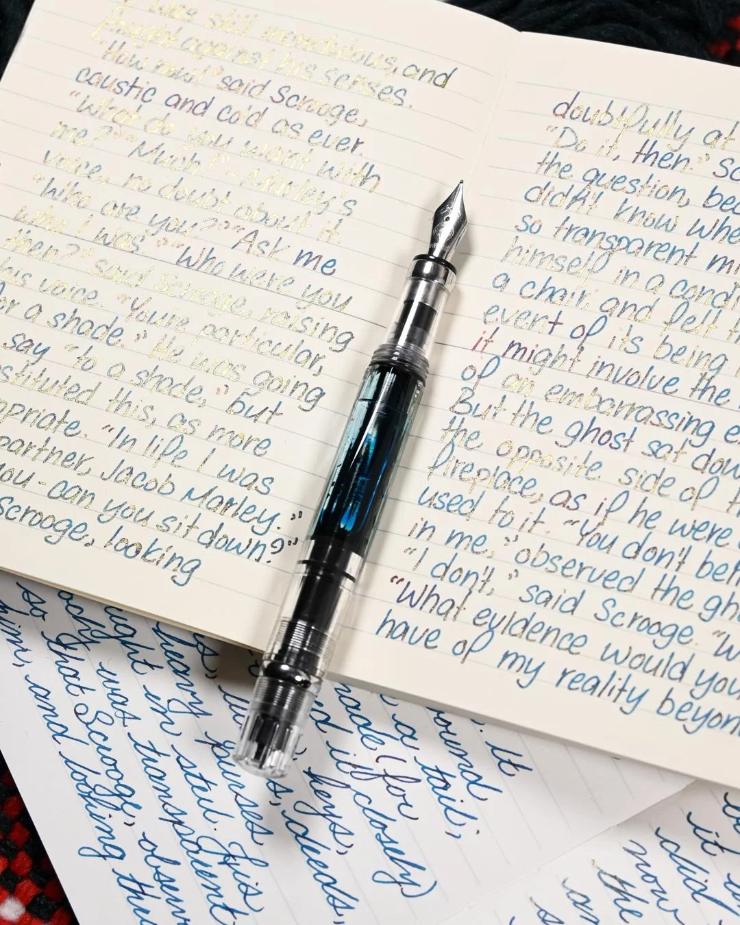 Diamine Celestial Skies writing sample 5