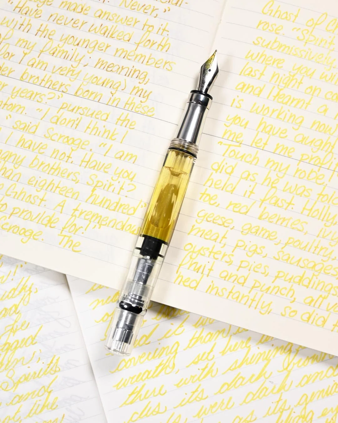 Diamine Pineapple Spritz writing sample 6