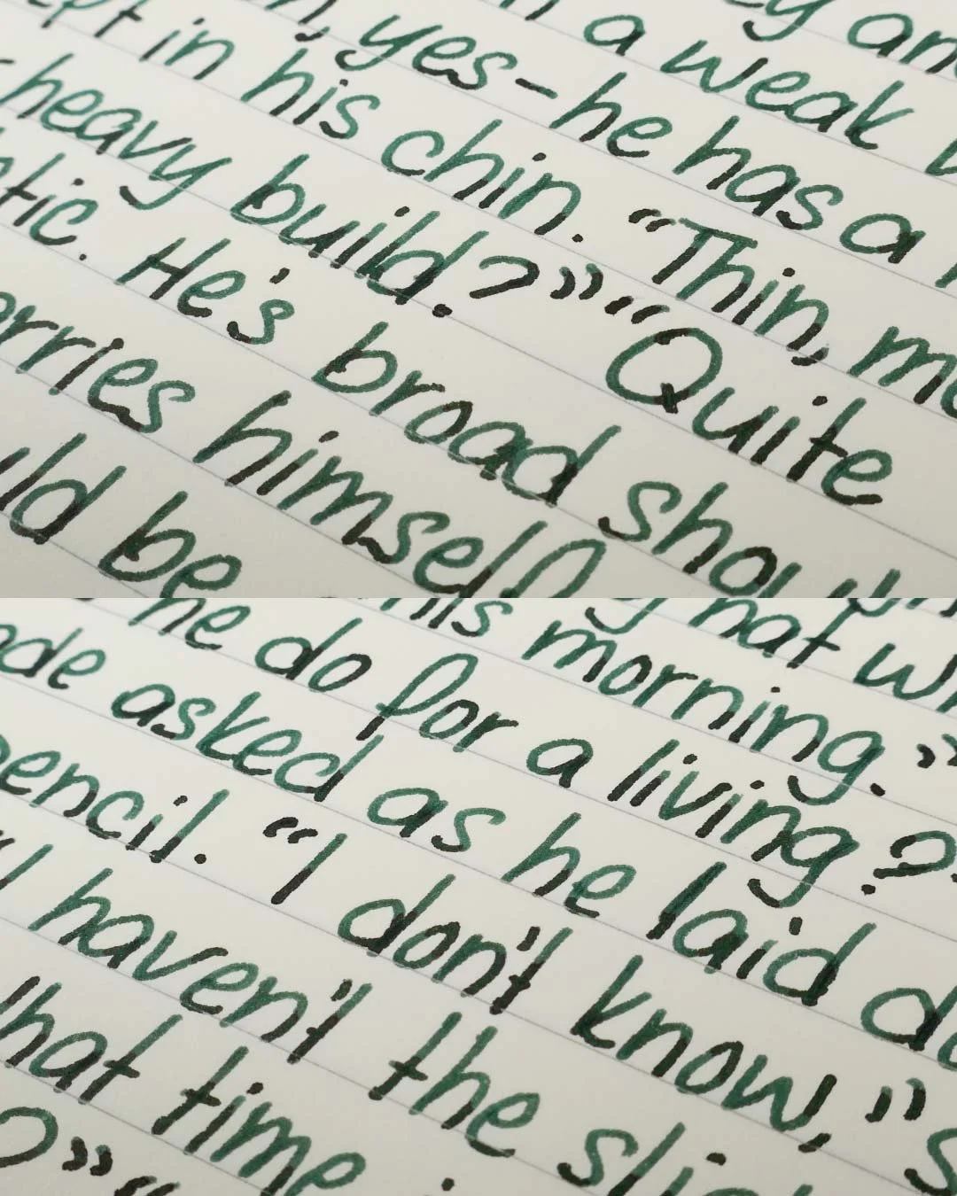 Monteverde Jade Noir print macro