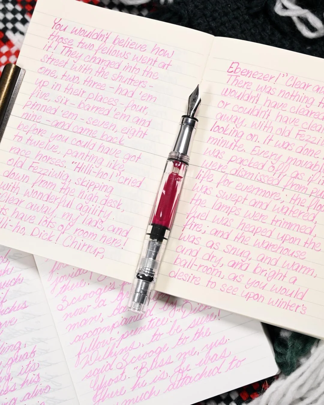 Diamine Mittens writing sample 6