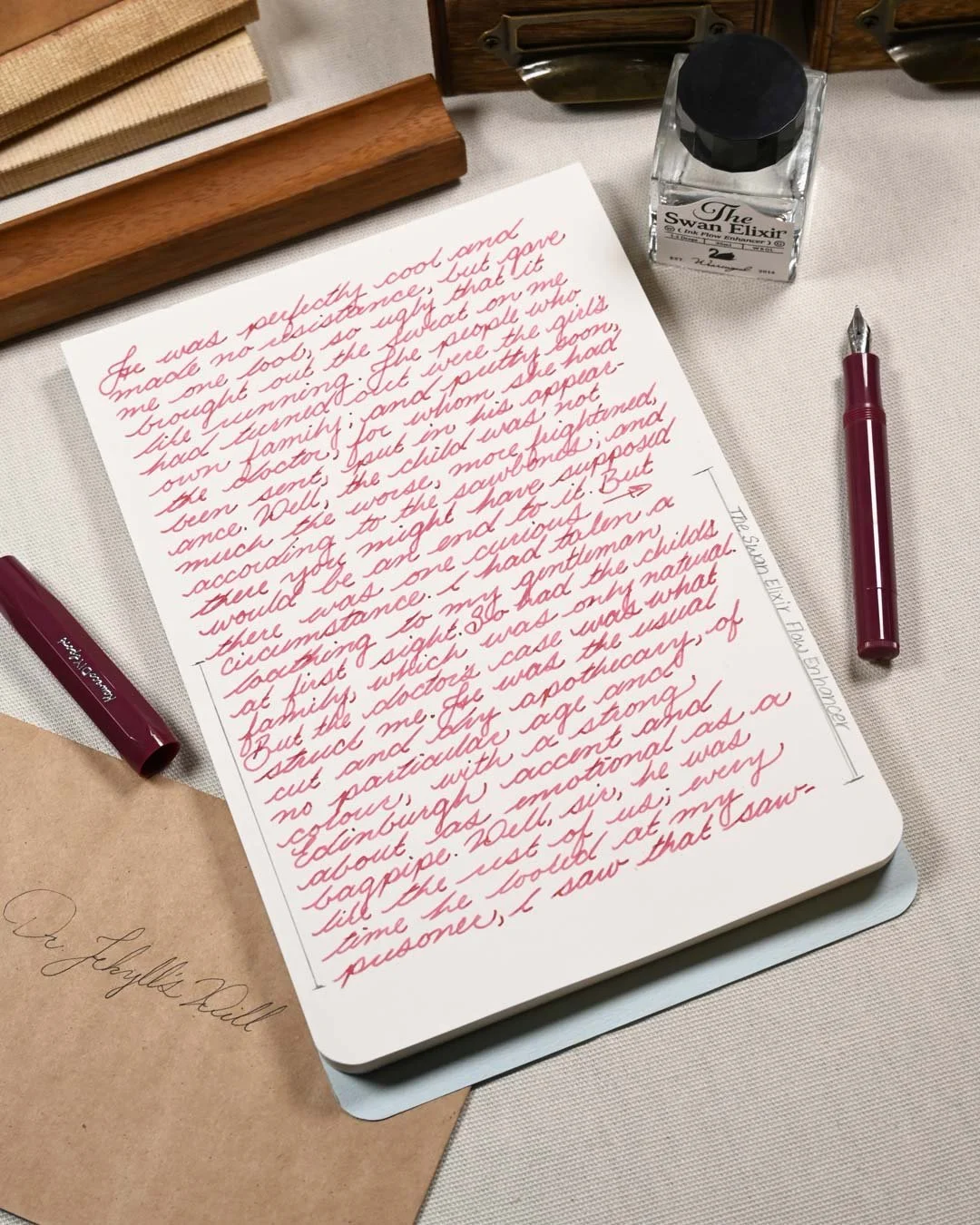 Wearingeul Henry Jekyll writing sample with Kaweco DIY Sport DIY Berry 2