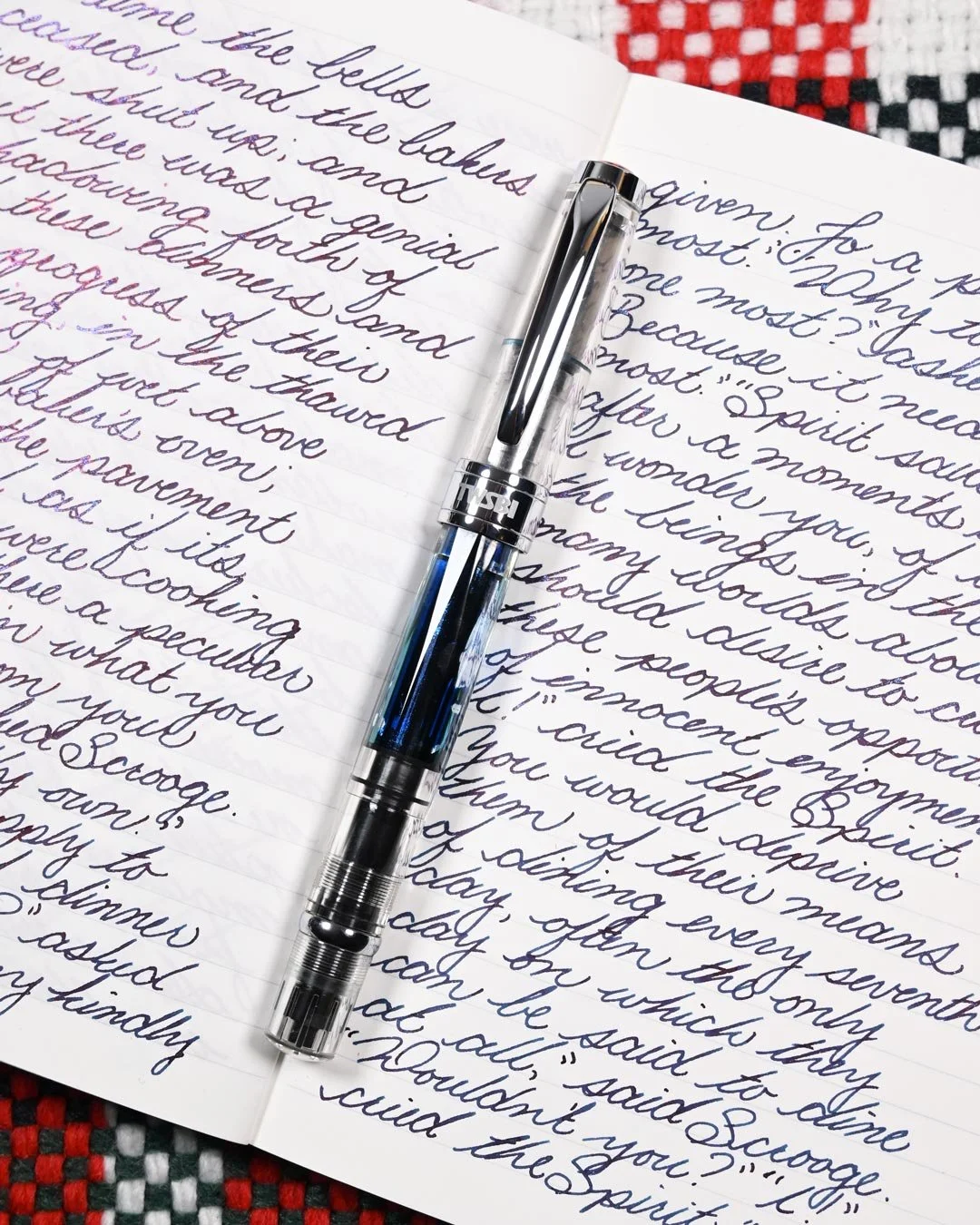 Diamine Myrrh the Merrier writing sample 3