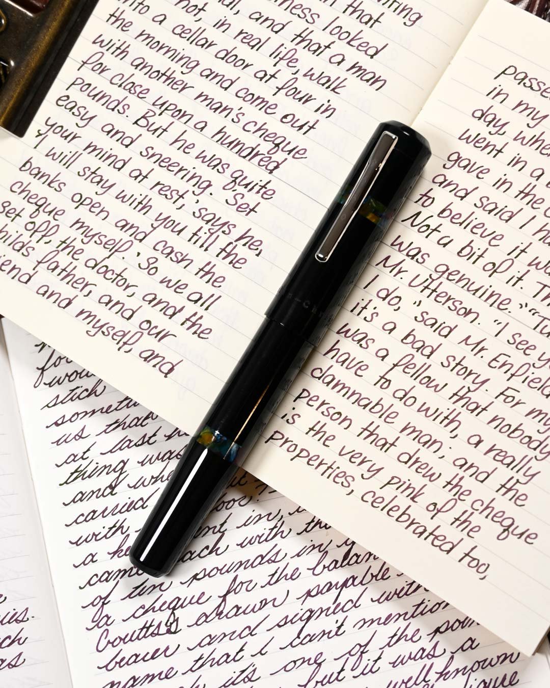 Wearingeul Edward Hyde writing sample with Franklin-Christoph Model 19 2