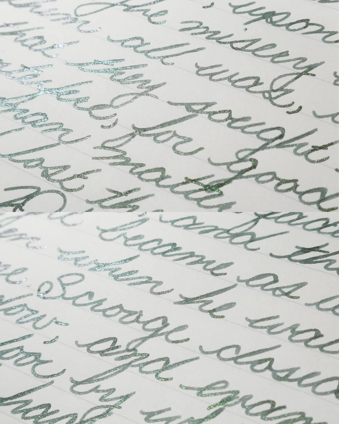 Diamine Fir & Fog cursive macro 1