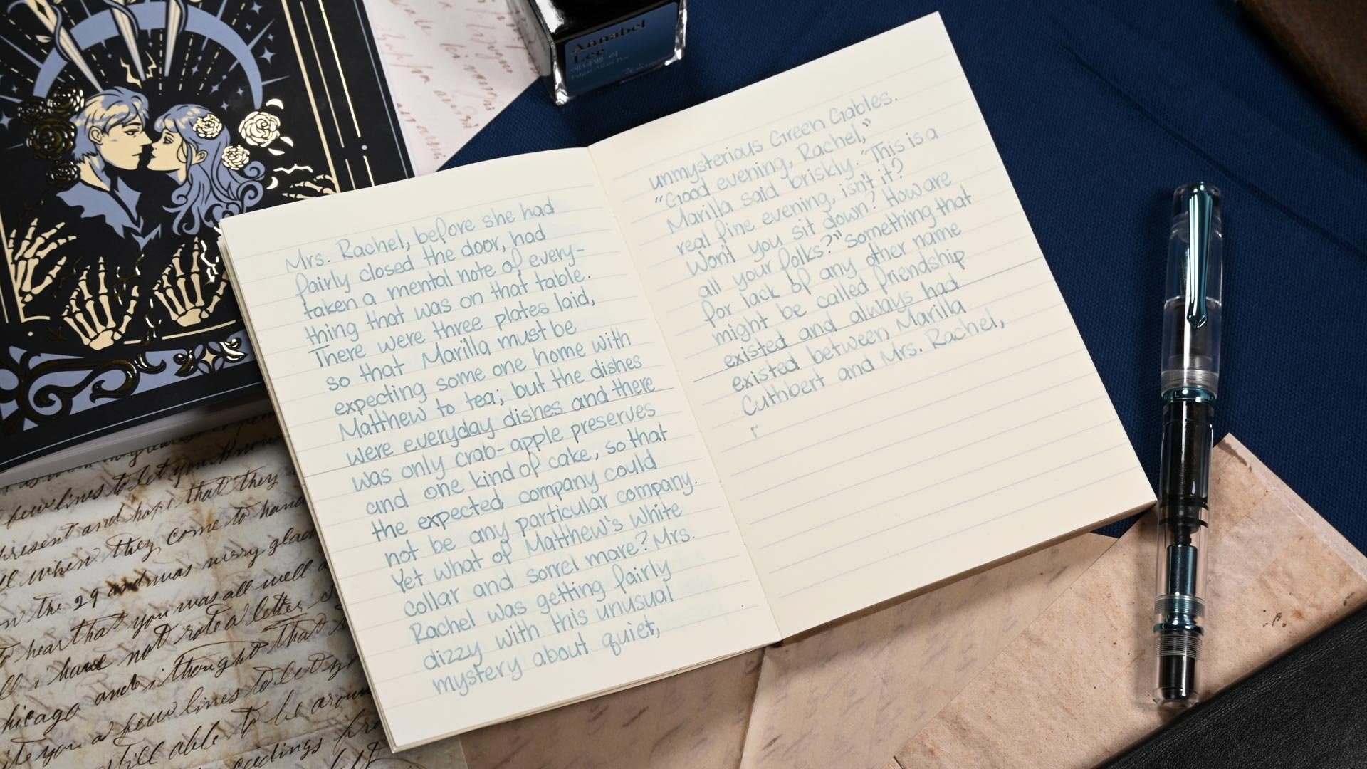 Wearingeul Annabel Lee writing sampleafter flow enhancer 1