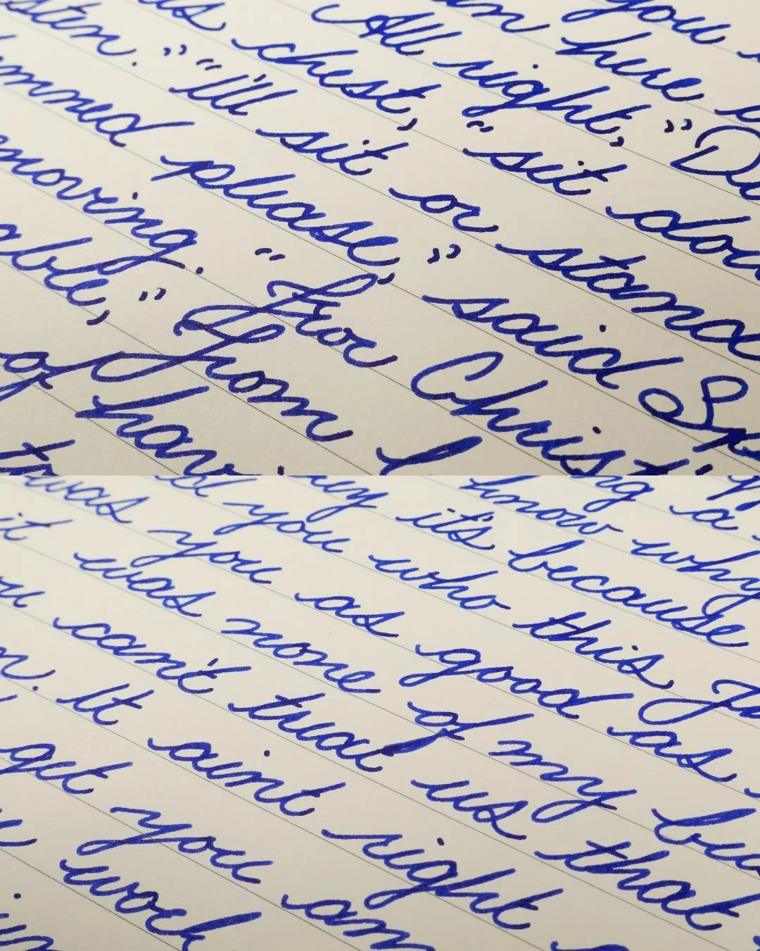 Monteverde Ocean Noir cursive macro 2