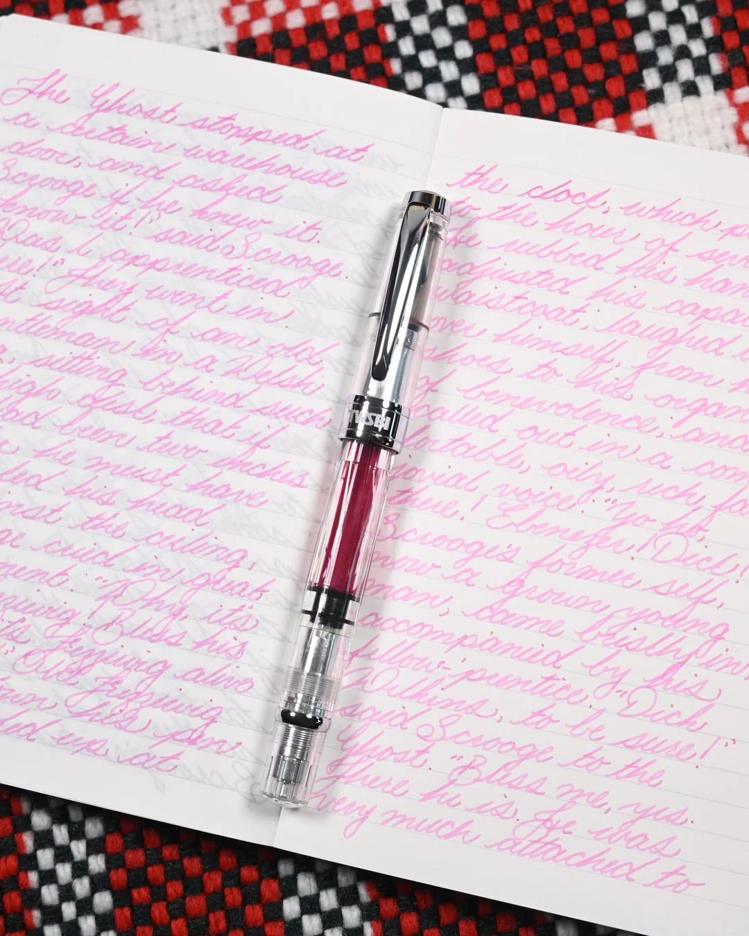 Diamine Mittens writing sample 3