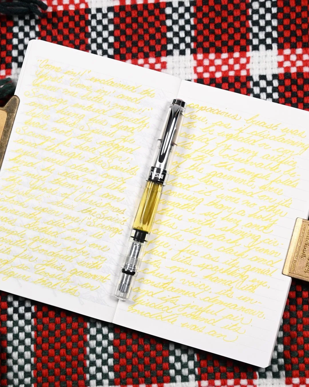 Diamine Pineapple Spritz writing sample 3